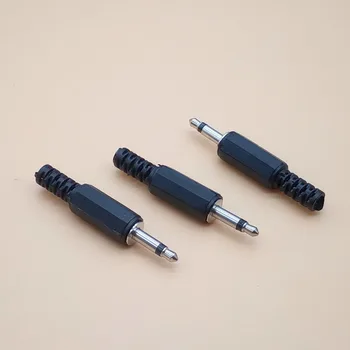 20PCS 3,5 mm izhod za Slušalke Priključek Moški Mono Audio Jack Vtič 3,5 mm 2 Pole Čepi