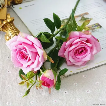 Nove Umetne Parizu parfum vrtnice ponaredek Rože svilene flores artificiales za notranje stranke Poročno dekoracijo babyshower rose