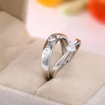 Nova Trendovska Kristalno Posla Design Vroče Prodaje Obroči Za Ženske Bel eleganten Ženski prstani Poroka Poročni nakit Darilo