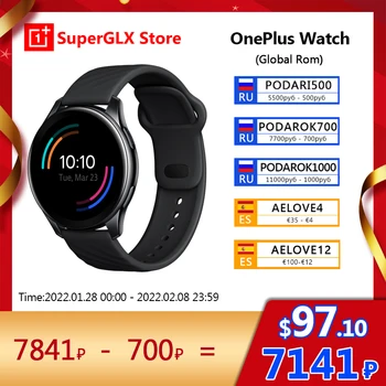 Original OnePlus Watch 4 GB Smart Watch Kisika v Krvi, do 14 dni 1.39