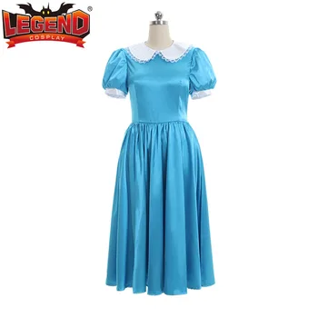 čudežni deželi Alice blue predpasnik Enotno Obleko Kostum za Odrasle Ženske ' s Halloween Pustni Kostum Cosplay