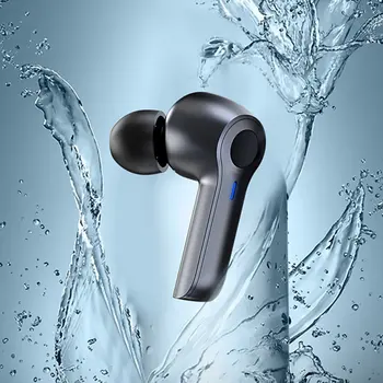 Brezžični Čepkov 5.0 Slušalke Bluetooth Slušalke LED Zaslon IPX8 Nepremočljiva 40 Ur HiFi Premium Sound Hrupa Slušalke