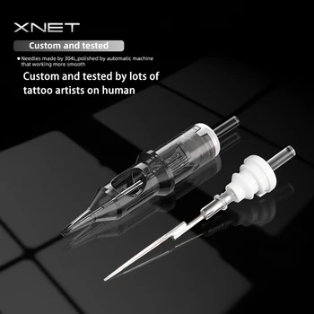 XNET U-REX Kartuše Tatoo Igle Krog Linijskih Enkratno uporabo Sterilizirati Varnost za Kartušo Stroji Prijemala Stalno Ličila 3RL