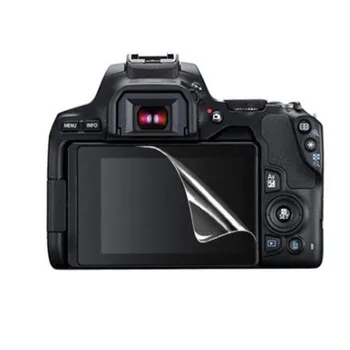 3 x Jasno, Mehko PET Zaslon LCD Screen Protector Kritje Stražar za Canon EOS 200D Rebel SL2 / Poljub X9 Zaščitno folijo Zaščita