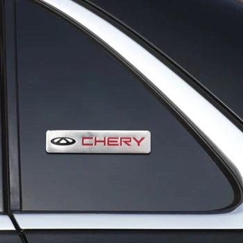 Avto Nalepke za Dekoracijo Logotip 3D Aluminija Emblem Značko Decal Za Chery Tiggo 2 7 3 5 T11 M11 A1 Fulwin QQ A3 A5 Auto Dodatki