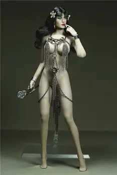 1/6 Boginja obleko po meri 1/6 Ženski metal tassel obleko obleko, ki je Primerna za 12 inch TBLeague Phicen big prsi ženske premično lutka.