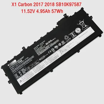 11.52 V 57WH Novo 01AV431 SB10K97588 Baterija za Lenovo ThinkPad X1 Carbon 5. 2017 6. leta 2018 01AV430 SB10K97587
