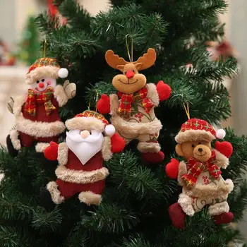 Medved, Božični Okraski Božič, notranja Oprema Dekoracijo Elk Snežaka Drevo Igrača, Lutka Ročno Božični Dekor za Dom, Darilne natalne