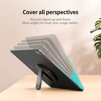Mini prinaša dobička 360 Stopinj Rotacija, Kovine, Aluminij Tablet Stojalo Nastavljiv Ročaj za Oprijem Lepila Držalo za Namizni iPad Pro Air