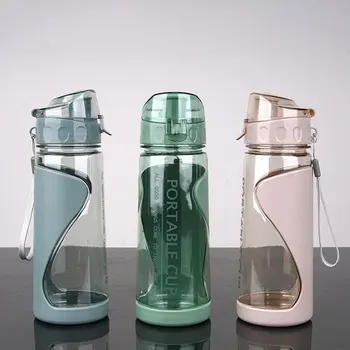 Šport Steklenice Vode Telovadnici Neprepustnih Drop-dokazilo Prenosni Shaker Vrč na Prostem, Potovanja grelnik vode Plastičnih Pijte Vodo Pokal BPA Free 2021