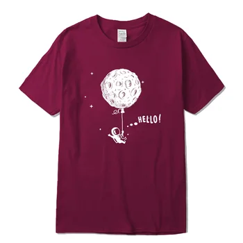 XIN YI moška t-shirt Visoko kakovost bombaža, kratek slleve Smešno astronavt tiskanja priložnostne svoboden moški tshirt o-vratu moška t-shirt tee