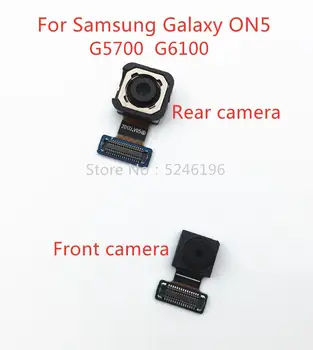Za Samsung Galaxy ON5 G5700 G6100 Nazaj big Glavna Kamera Zadaj, spredaj Modula kamere Flex Kabel Nadomestni deli