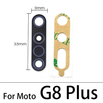 Novi Originalni Steklo Objektiv Za Moto G5 G6 G7 G8 G5S Plus / Predvajaj G7 G8 Moč Zadaj Kamero Nazaj Stekleni Pokrovček Objektiva S Lepilo Nalepke