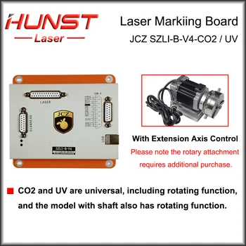 Hunst Original BJJCZ SZLI-B-V4 CO2 Laser Krmilnik Ezcad Nadzor Kartice, matične plošče 32/64 Bitni Sistem za UV Lasersko Označevanje Stroj
