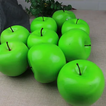 Visoko Simulacije Sadje Apple Plastični Ponaredek Rdeča Jabolka Foto Rekviziti Sadja Doma Umetni Sortna Zelena Jabolka Sadje Shop Model Dec
