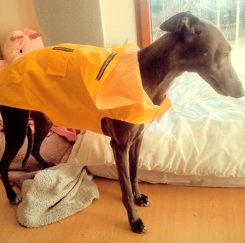Pes Nepremočljiv dežni Plašč pulover s kapuco Dež Suknjič Poncho Pet Rainwear Oblačila z Reflektivni Trak za Vse Velikosti Velika Lutka