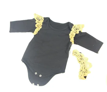 Moda 55-57 cm Otroška Oblačila Baby Dekleta Oblačenja Za Novo Poletno Obleko Za 22-23 Palčni Prerojeni Lutke Črna Princesa Clothings
