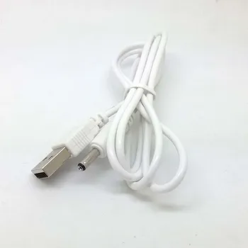 Nova bela PC USB Moški-5V DC 3,5 mm x 1.35 mm Sod Priključek za Napajalni Kabel Cord_ kabel polnilnika