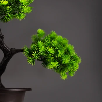 27 cm Umetno Bor Rastline Bonsaj Ponaredek Drevo Okraski iz Plastičnih Rastline Krajine Simulacije Drevo za Sobi Doma Namizno Dekoracijo