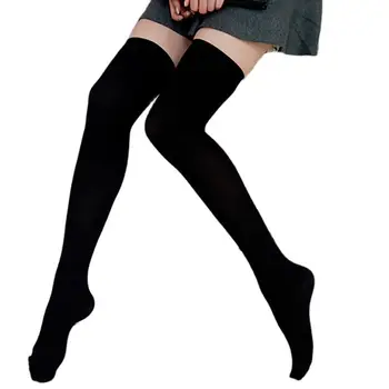 UTMEON črna bela rdeča prugasta praznik žensk, stegna vzponi nogavice, seksi eksotičnih nogavice barva nogavice/nogavice za ženske